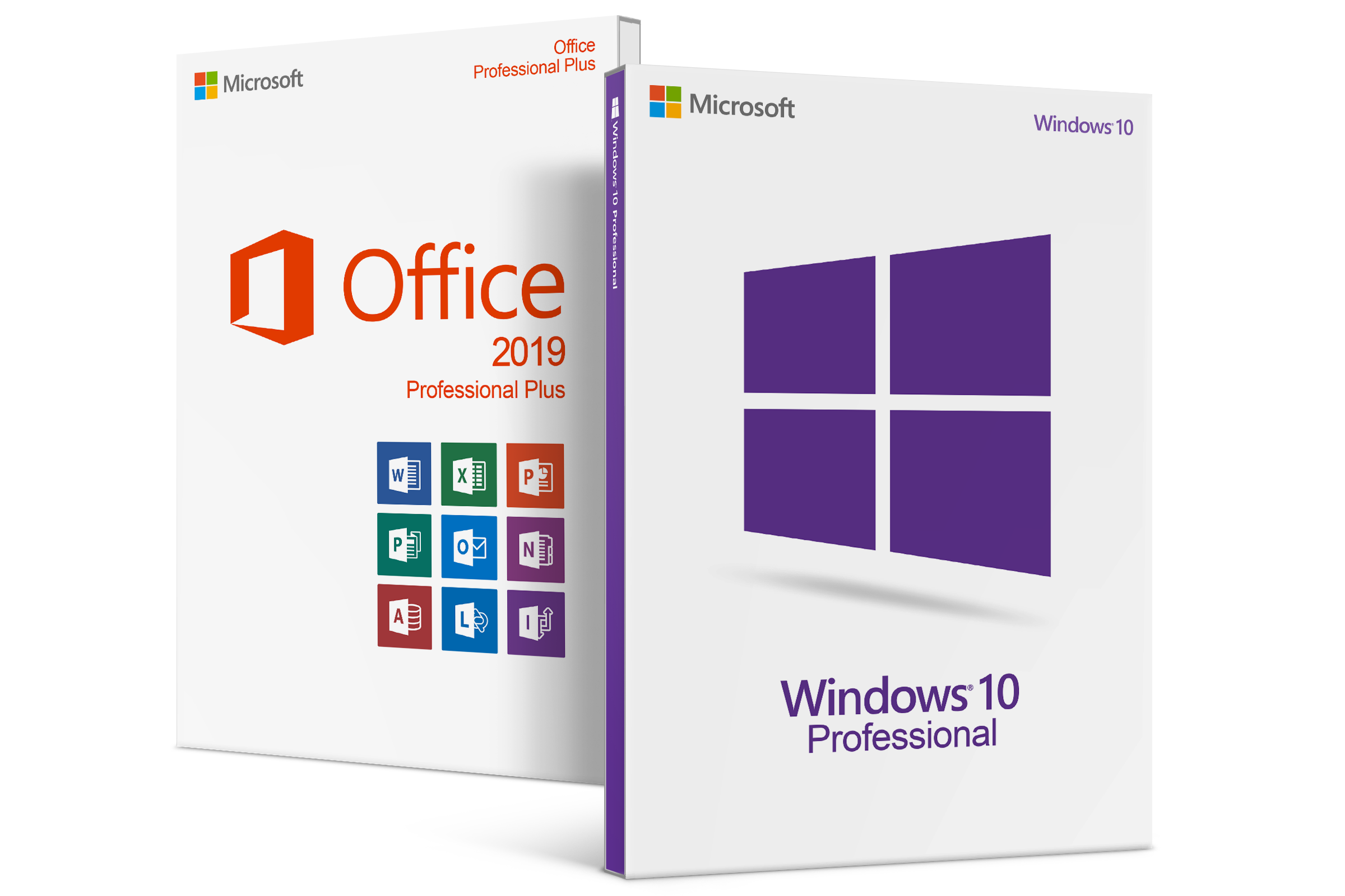 Pachet Windows 10 Pro + Office 2019 Professional Plus